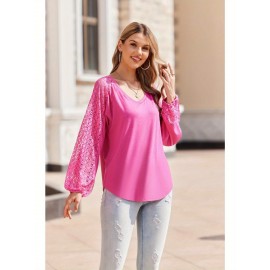 Women Long Sleeve Summer Bohemian Casual Loose Fit Shirt Hippie Western Dressy Blouses Boho Tops