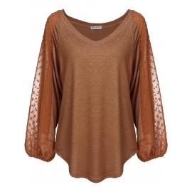 Women Long Sleeve Summer Bohemian Casual Loose Fit Shirt Hippie Western Dressy Blouses Boho Tops