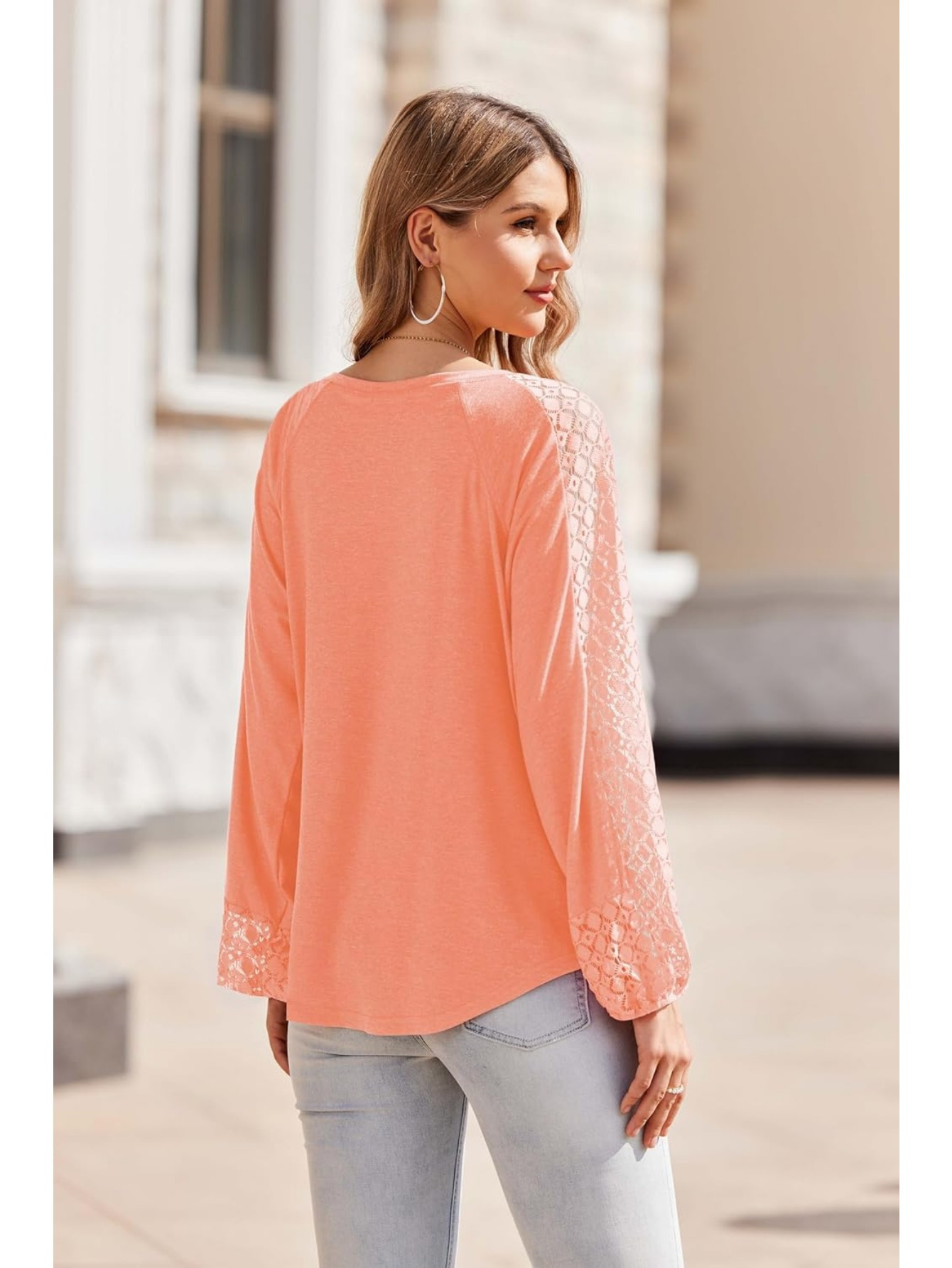 Women Long Sleeve Summer Bohemian Casual Loose Fit Shirt Hippie Western Dressy Blouses Boho Tops details 31