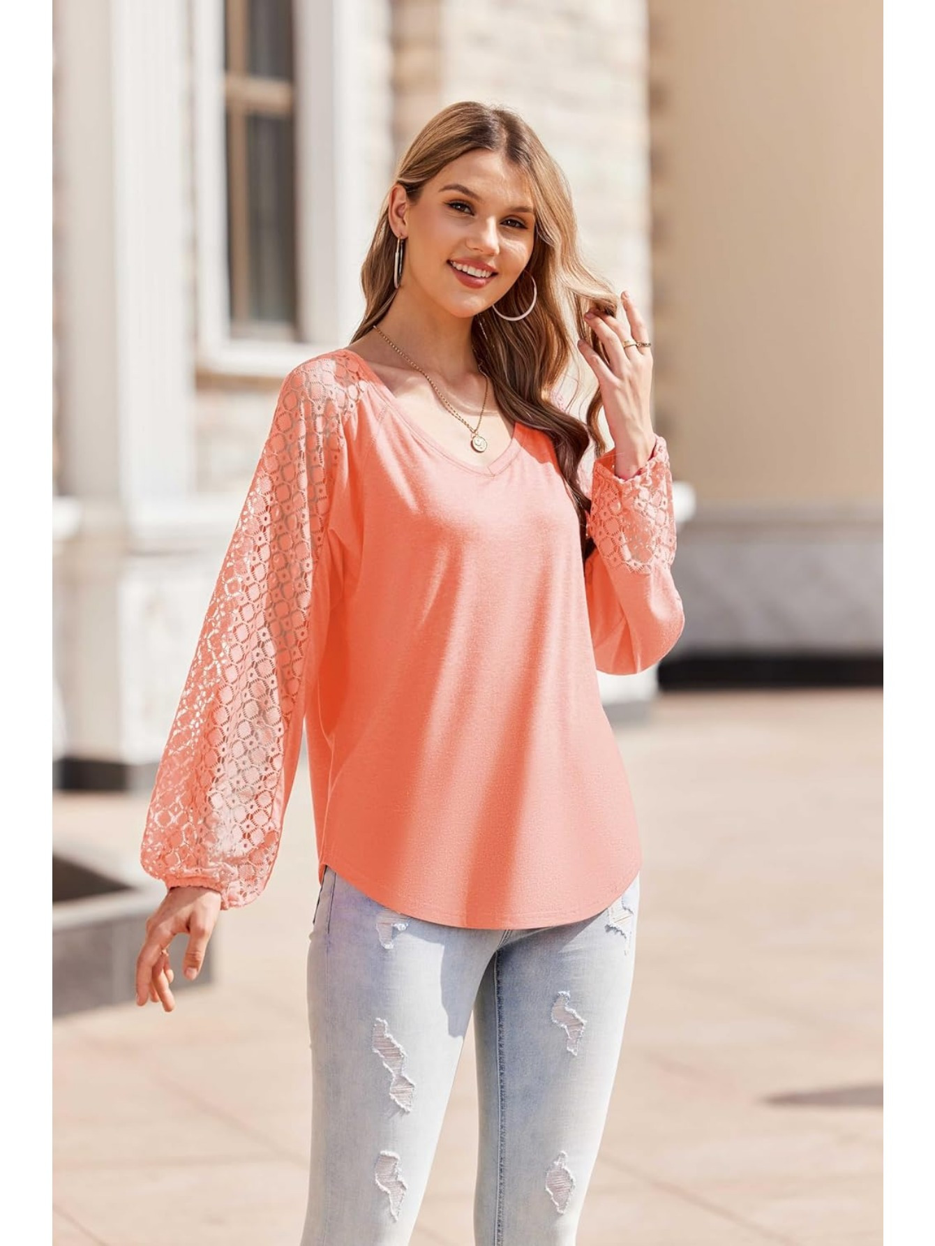 Women Long Sleeve Summer Bohemian Casual Loose Fit Shirt Hippie Western Dressy Blouses Boho Tops details 33