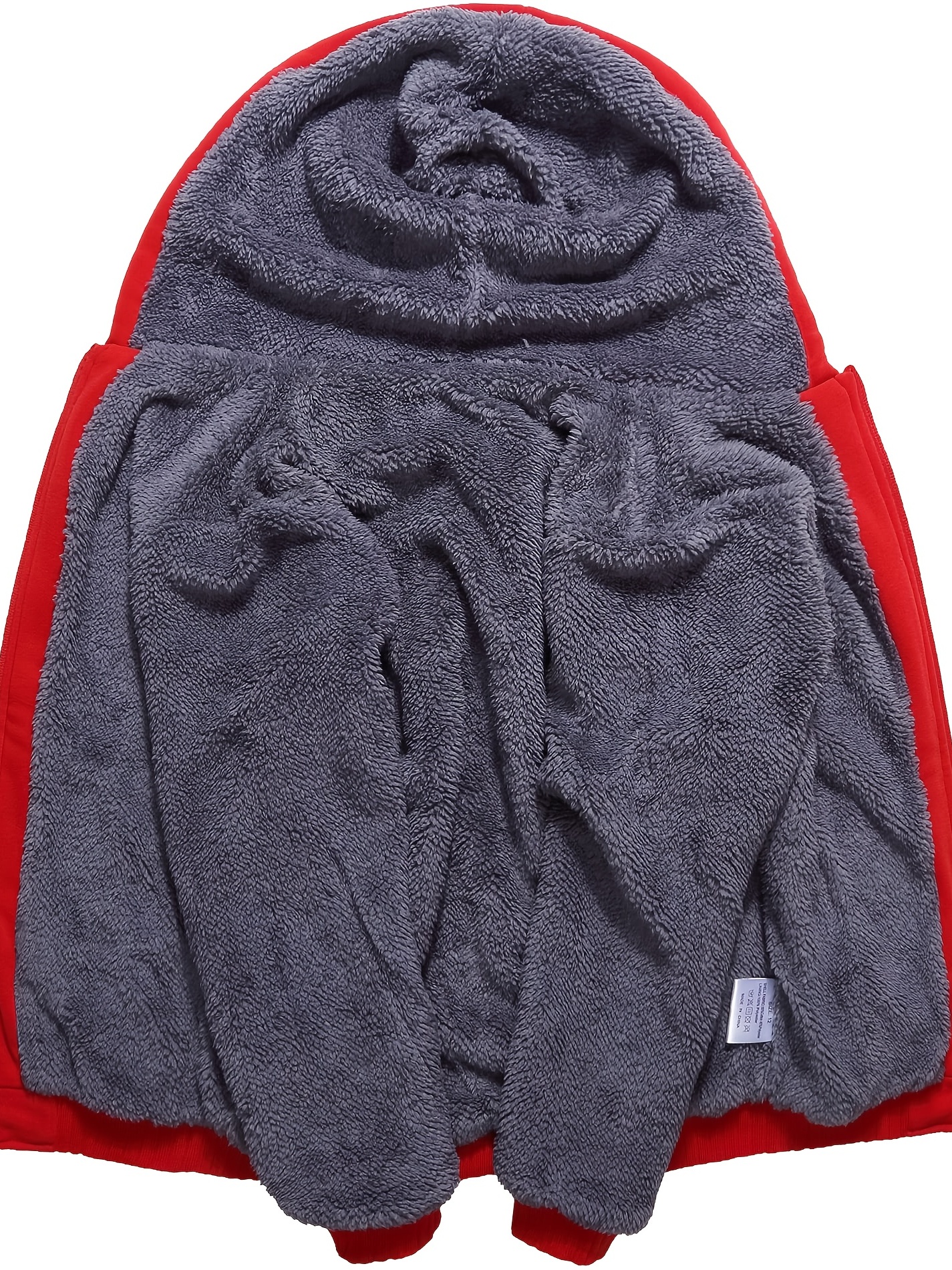 boys hoodie full zip up fleece kids sherpa lined sweatshirt winter soft warm jacket details 11